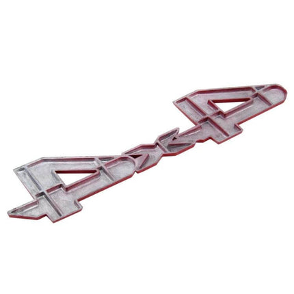 Durable Metal Car Sticker for Vehicle Personalization and Styling - red metallic vehicle emblem for easy weatherproof customization