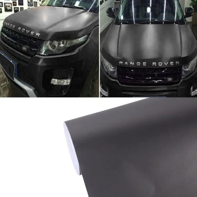 Ice Blue Metallic Matte Vinyl Car Wrap Sticker, 8m x 0.5m | Syndmart