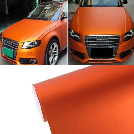 Ice Blue Metallic Matte Vinyl Car Wrap Sticker, 8m x 0.5m | Syndmart