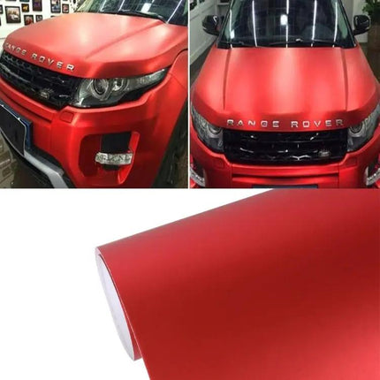 Ice Blue Metallic Matte Vinyl Car Wrap Sticker, 8m x 0.5m | Syndmart