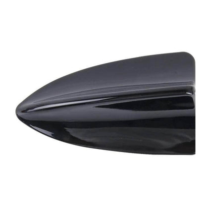 Shark Fin Plastic Car Antenna Decoration for Vehicle Styling, 16x9x6 cm - glossy black shark fin car antenna cover