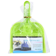 Compact Desktop Car Cleaning Brush and Dustpan Set