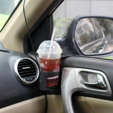 Practical Car Multifunctional Drink Holder for Beverages holding iced drink securely in car door cup holder