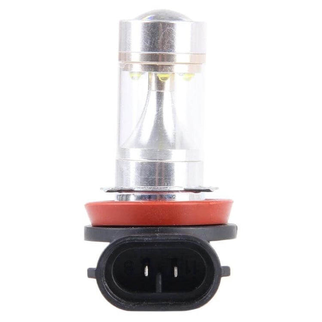 Car Fog Light Bulb White For Foggy Day Driving - 12V replacement white fog light bulb with red gasket and connector
