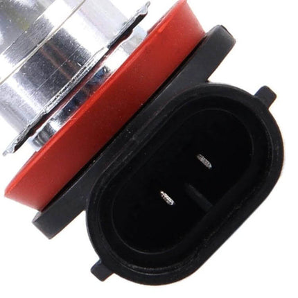 Car Fog Light Bulb White For Foggy Day Driving replacement 12V white fog light bulb close-up connector image