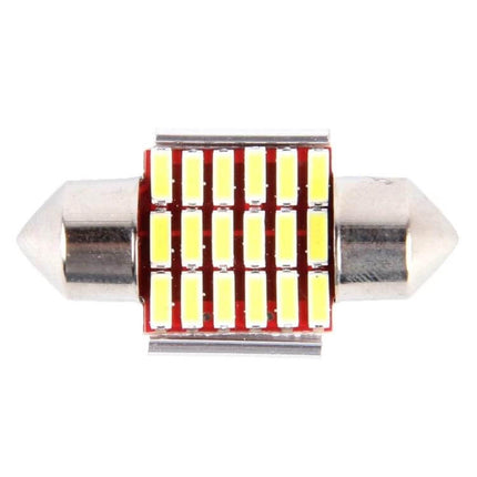 Car Door Lights 31mm Interior Dome Lamps For Dash And Doors LED festoon bulb close-up showing 18 SMD chips, CAN-BUS compatible, compact low-heat design