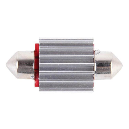 Car Interior Door Lights 36mm White LED Reading Lamp 2 Pack - single 36mm LED dome/courtesy light with heat-sink and CAN-BUS plug-and-play design