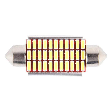 Two 41mm Car Door Lamps For Dome And Interior Lighting - pair of 41mm CAN bus LED dome interior lamps with aluminum alloy shell
