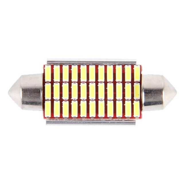 Two 41mm Car Door Lamps For Dome And Interior Lighting - pair of 41mm CAN bus LED dome interior lamps with aluminum alloy shell