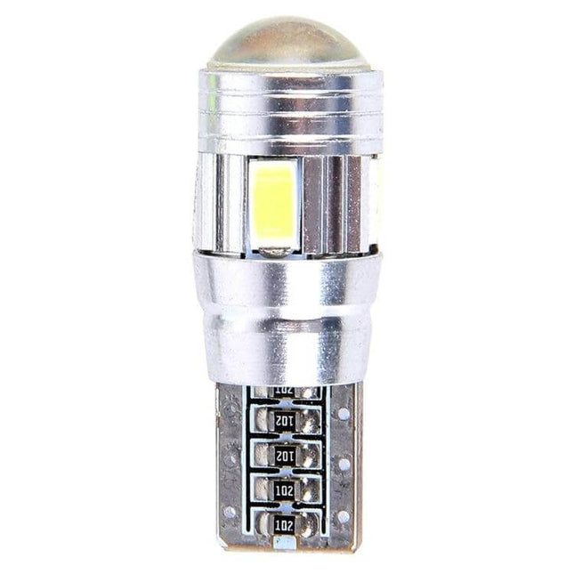 Ice Blue LED Car Clearance Light 2-Pack for Ground Vehicles - single ice blue LED bulb, low-power, compact truck trailer clearance light