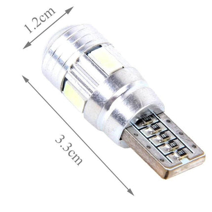 Ice Blue LED Car Clearance Light 2-Pack for Ground Vehicles compact 3.3cm LED clearance bulb, low-power ice blue illumination, 2-pack