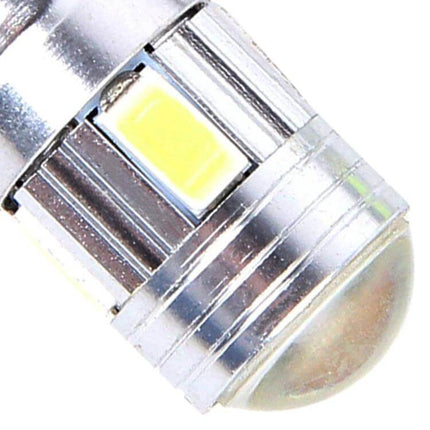 Ice Blue LED Car Clearance Light 2-Pack for Ground Vehicles close-up of single ice blue LED bulb in metal housing
