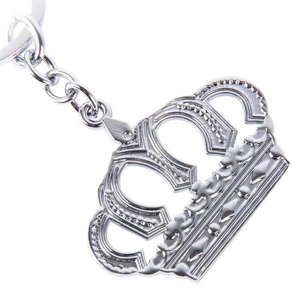 Elegant Crown Royal Silver Shaped Keychain for Daily Use