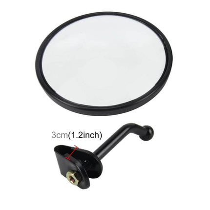 Car Rear View Mirror for Baby Safety with Clip Attachment - curved wide-view mirror with 3cm clip for easy installation on standard car mirrors