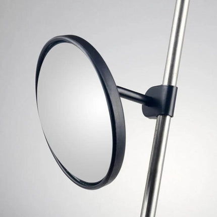 Car Rear View Mirror for Baby Safety with Clip Attachment mounted showing curved mirror and simple clip for easy installation