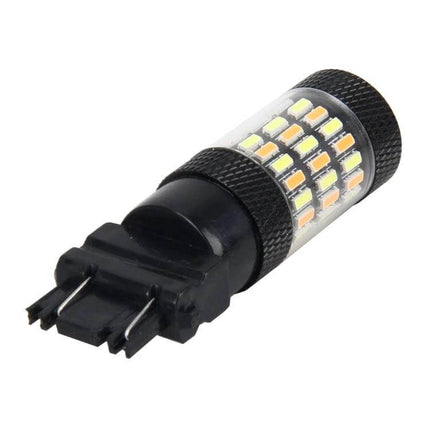 Dual Color LED Car Brake and Turn Signal Light For 12V compact 12V dual-color LED bulb for brake and turn signals, plug-and-play retrofit
