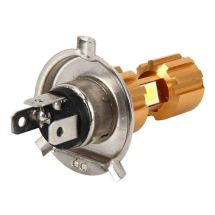 Universal LED Headlight for All Motorcycles and Safe Riding - COB LED motorcycle bulb with separate high and low beam housing