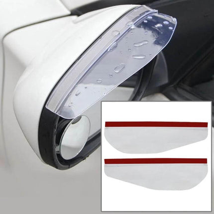 Car Rearview Mirror Rainproof Blades for Safe Driving on side mirror preventing water droplets and dust, clear visibility accessory