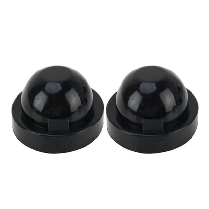 K90 Universal Car Headlight Dust Covers, Silicone Seal Caps 9cm - pair of black silicone headlight dust caps for 9cm housings