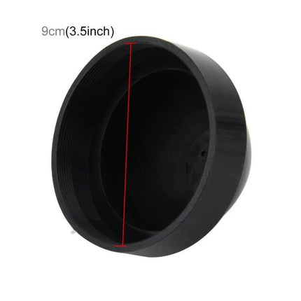 K90 Universal Car Headlight Dust Covers, Silicone Seal Caps 9cm - black silicone 9cm inner-diameter cap for headlights and fog lights