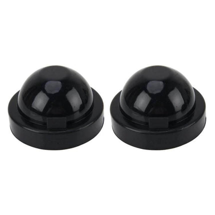 Universal Car LED Headlight Dust Cover 10 cm Inner Diameter - pair of black rubber headlight dust caps sealing bulbs