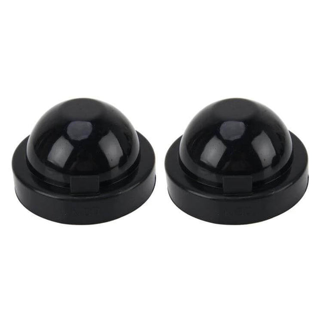 Universal Car LED Headlight Dust Cover 10 cm Inner Diameter - pair of black rubber headlight dust caps sealing bulbs