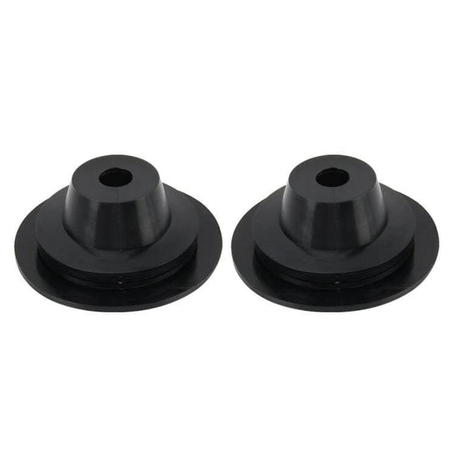 Pack Of 2 Universal Silicone Headlight Dust Cover Seals – black silicone replacement bulb seal caps protecting headlights and fog lights