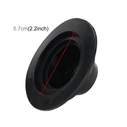 Pack Of 2 Universal Silicone Headlight Dust Cover Seals black silicone replacement bulb seal cap 5.7cm (2.2in) opening