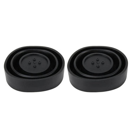 Universal Car Headlight Silicone Dust Cover Seal Cap For Lamp Seals - black silicone headlight dust cover seal cap pair, durable weatherproof replacement