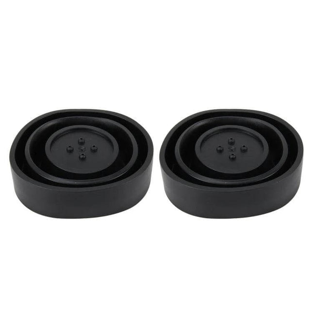 Universal Car Headlight Silicone Dust Cover Seal Cap For Lamp Seals - black silicone headlight dust cover seal cap pair, durable weatherproof replacement
