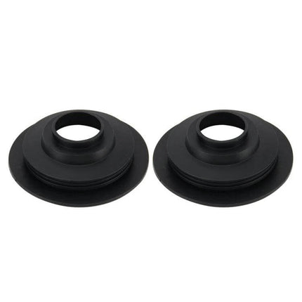 2-Pack Silicone Headlight Dust Cover Caps For Cars - black flexible silicone headlight bulb dust cover seals, protects against water and debris