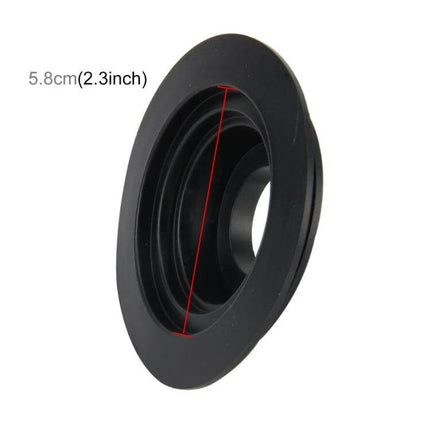 2-Pack Silicone Headlight Dust Cover Caps For Cars – black 100% silicone headlight bulb seal cap 5.8cm (2.3in) flexible dust and moisture protector