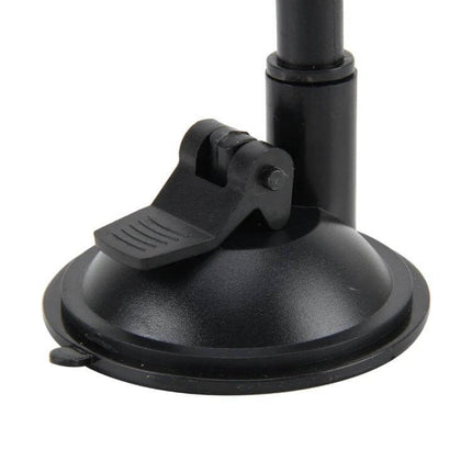 Car Adjustable Windshield Blind Spot Mirror for Enhanced Visibility - close-up of black suction mount base and adjustable hinge