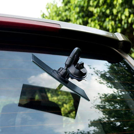 Car Adjustable Windshield Blind Spot Mirror for Enhanced Visibility - suction-mounted adjustable rear-seat view mirror for safer family driving