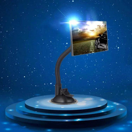 Car Adjustable Windshield Blind Spot Mirror for Enhanced Visibility - adjustable suction-mount mirror expands field of view to monitor backseat and reduce blind spots