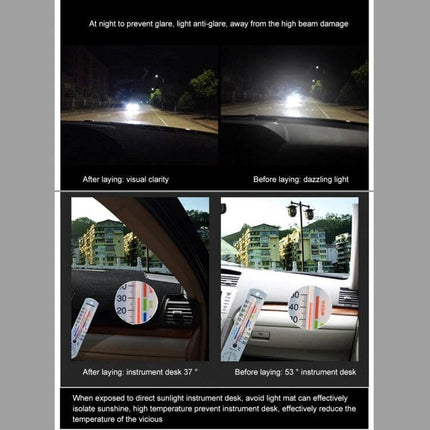 Land Rover Discovery 4/3 Instrument Panel Sunscreen Cover reducing glare and dashboard heat for clearer nighttime and daytime visibility