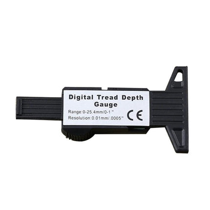 Handy Gauge for Checking Tire Tread During Vehicle Maintenance - compact digital tread depth gauge for accurate 0-25mm measurements