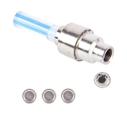 2-Pack Wheel Tire Lamp With Battery For Car, Motorcycle, Bike