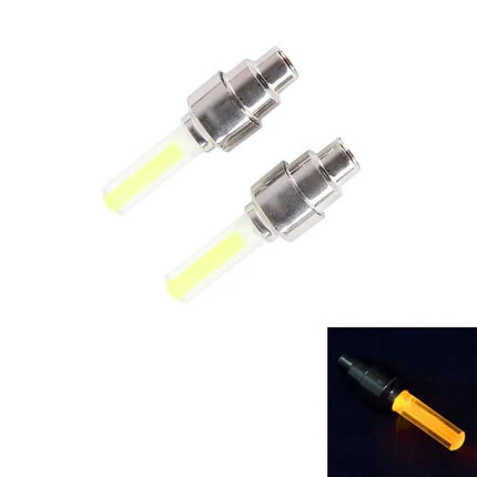 2-Pack Wheel Tire Lamp With Battery For Car, Motorcycle, Bike | Syndmart