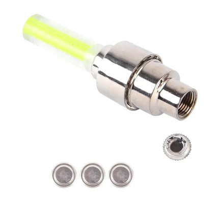 2-Pack Wheel Tire Lamp With Battery For Car, Motorcycle, Bike