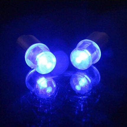 Valve Cap Light For Car And Bike Two Pack Compact And Convenient - blue LED valve cap lights for car and bicycle, two-pack for night visibility