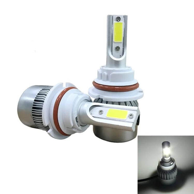 Waterproof LED Headlights for Cars Daily Driving Use - slim waterproof 6000K LED headlight bulb, easy install, space-saving design