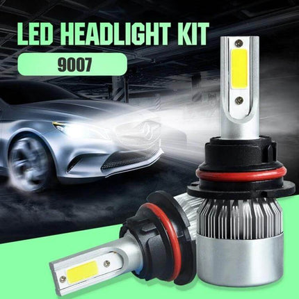 Waterproof LED Headlights for Cars Daily Driving Use - 9007 slim waterproof 6000K LED headlight kit for easy installation and tight housing fit