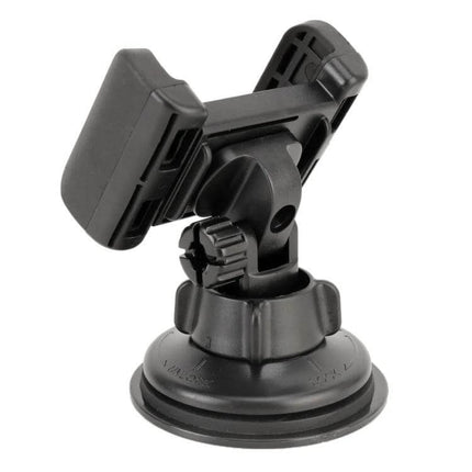 Universal Car Suction Cup Phone Holder for 68-80mm Devices mounted on car dashboard with adjustable swivel and secure suction base