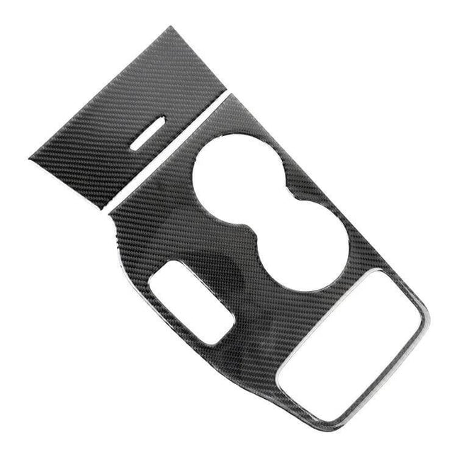 Carbon Fiber Decorative Stickers for Jeep Grand Cherokee 2014-2015 carbon fiber cup holder and dashboard trim piece