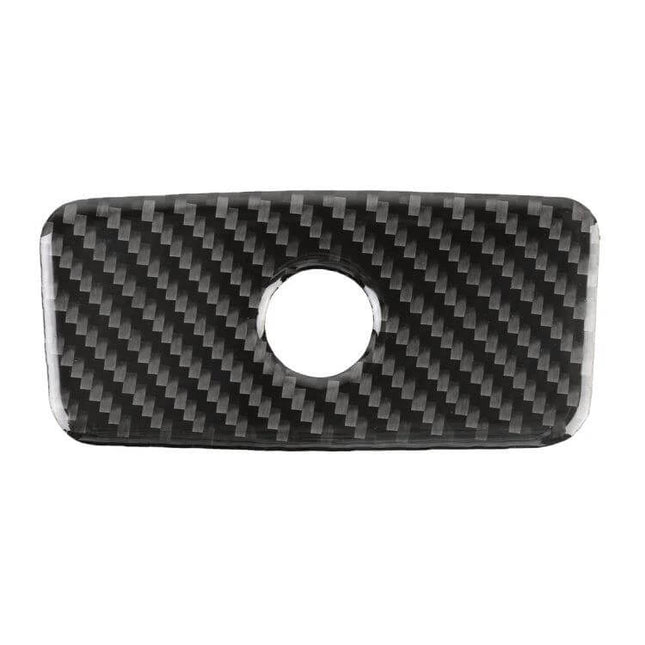 Carbon Fiber Front Passenger Storage Box for Jeep Grand Cherokee - carbon fiber cover organizer for front passenger cup hole