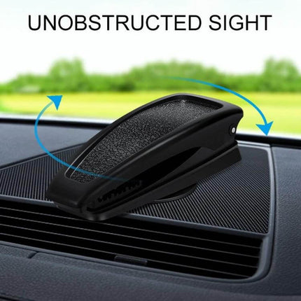 Stone Pattern Car Mount Holder for 4 to 6.5 Inch Phones on dashboard, ABS and silicone clip securing phone for hands-free navigation