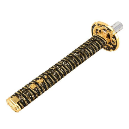 Universal Samurai Shaped Gear Shift Knob, 31.5cm Length - black and gold metal polyester samurai handle for car manual transmission