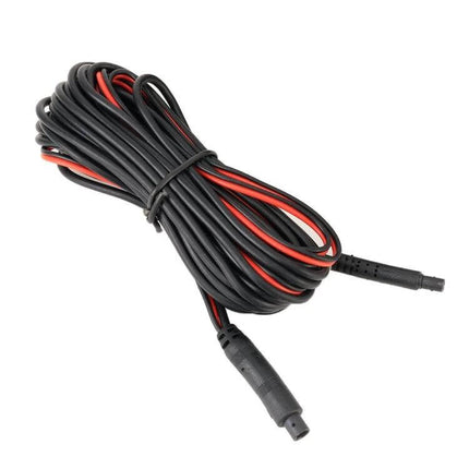 5.5m Car Reversing Camera Extension Cord for Rear View Setup – 5.5m black 4-pin extension cable with power leads for bumper-to-cabin rear view camera installation