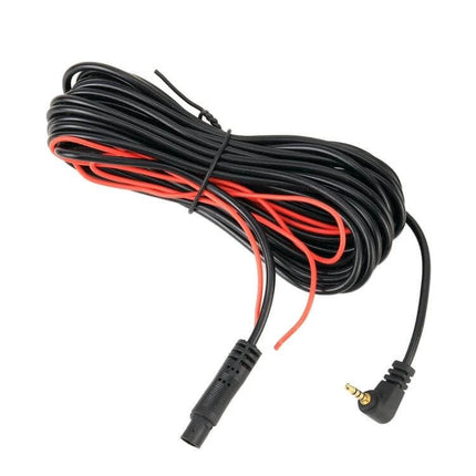 Car Reversing Camera Extension Cord 5.5m For Rearview System - 5‑pin durable extension cable with right‑angle plug for rearview camera routing